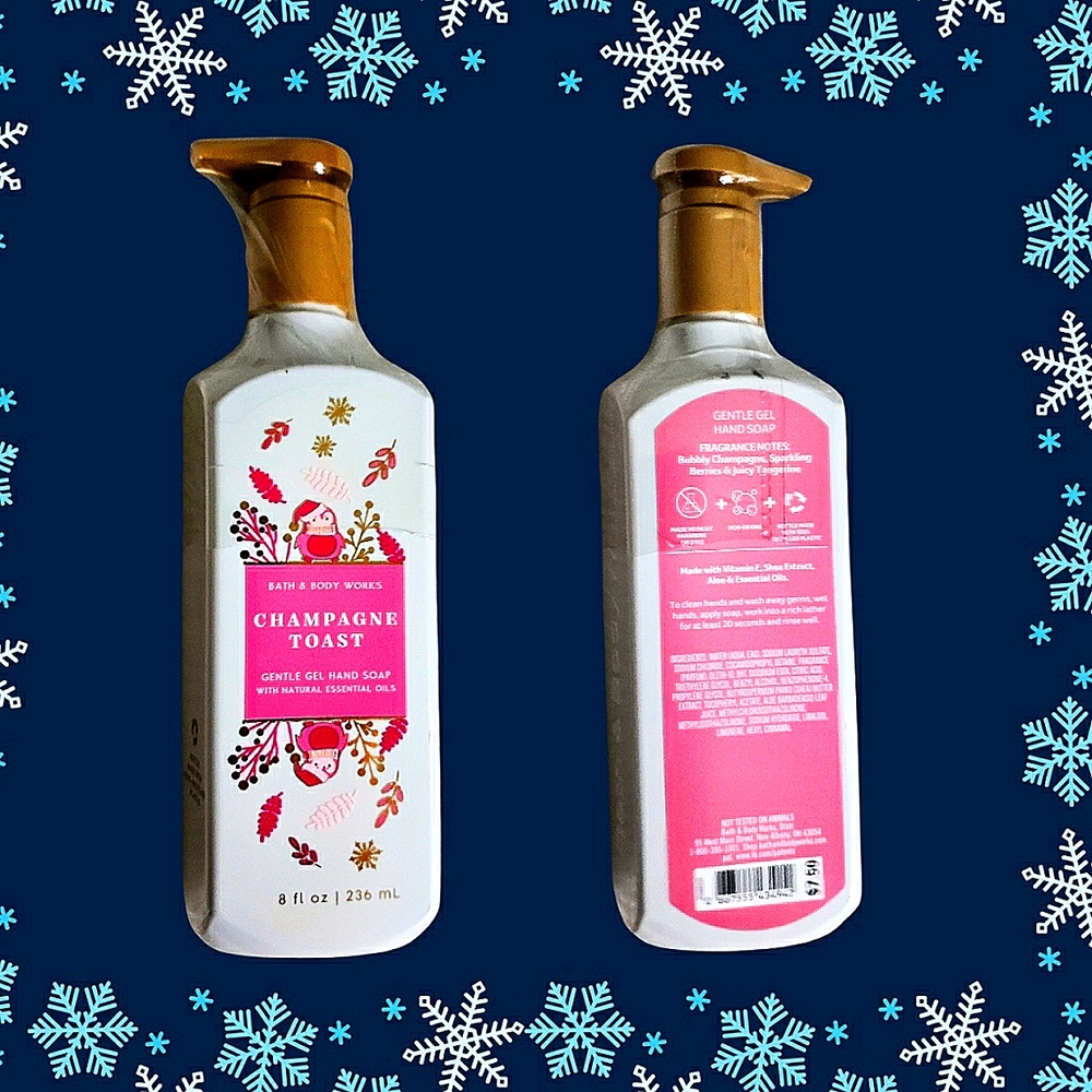🔥"CHAMPAGNE TOAST" GEL HAND SOAP 8oz